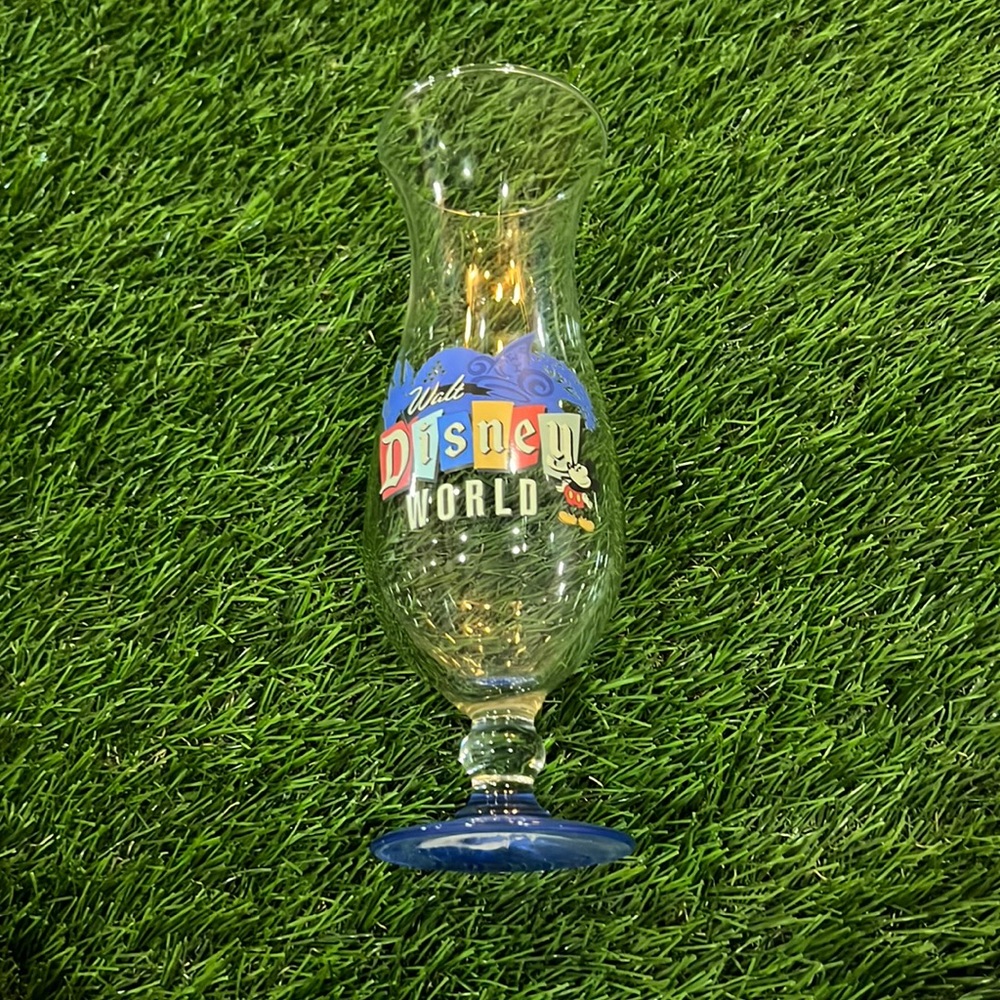 Vintage Walt Disney World Hurricane Glass